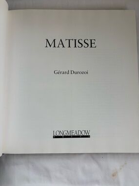 Matisse coffee table book
